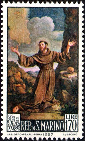 Guercino - Der heilige Franziskus