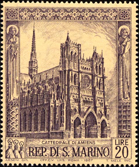 gotische Kathedralen - Kathedrale von Amiens