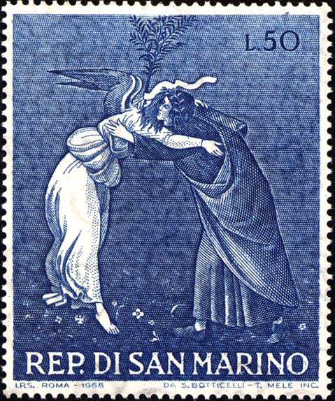 Weihnachten - Mystische Geburt Christi, ein Werk von Botticelli