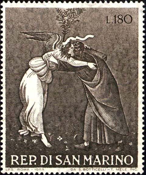 Weihnachten - Mystische Geburt Christi, ein Werk von Botticelli