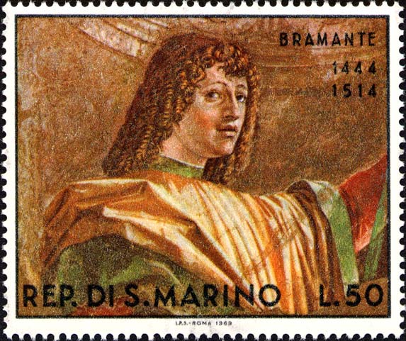 Bramante - Mann mit der Hellebarde, Gemälde von Bramante