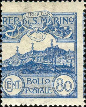 Abbildung oder Ansicht von San Marino, neue Farben