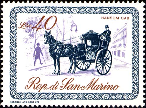 Kutschen aus dem 19. Jahrhundert - Hansom - Cab