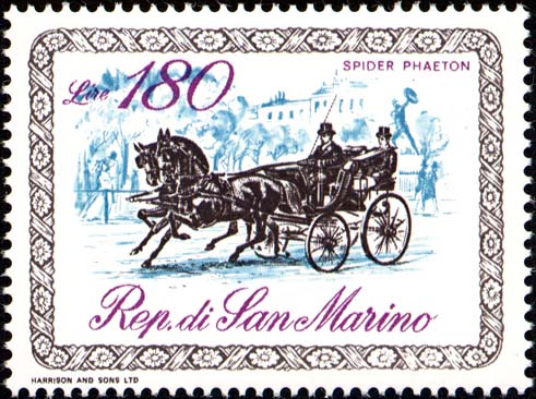 Kutschen aus dem 19. Jahrhundert - Spinnenphaeton