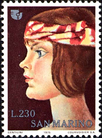 Anno internazionale della donna - Dipinto di F.Gentilini