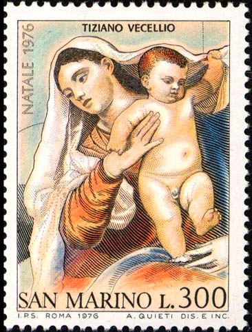 Natale - Maternità di Maria, Tiziano Vevellio