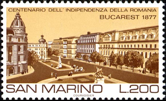 Centenario dell´indipendenza della Romania - Bucarest nel 1877