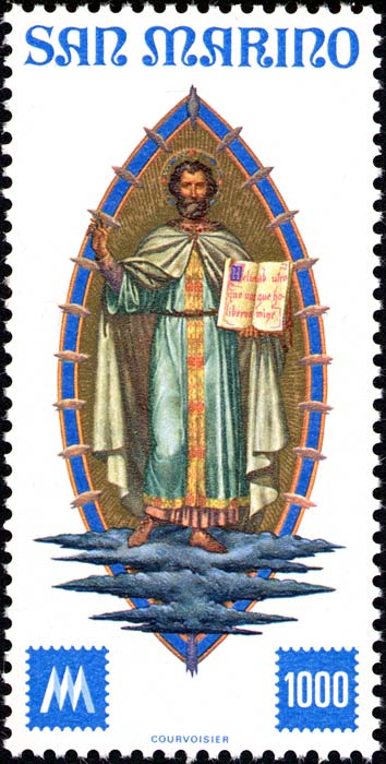 Centenario dei primi francobolli di San Marino