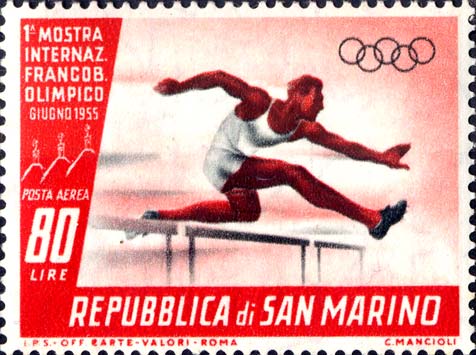 1. Internationale olympische Briefmarkenausstellung