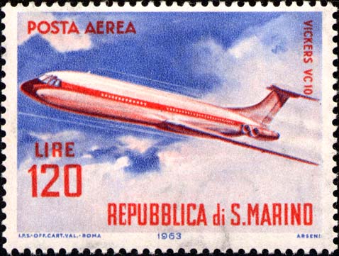 Moderne Flugzeuge - Vickers VC10