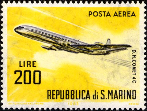 Moderne Flugzeuge - Comet 4C