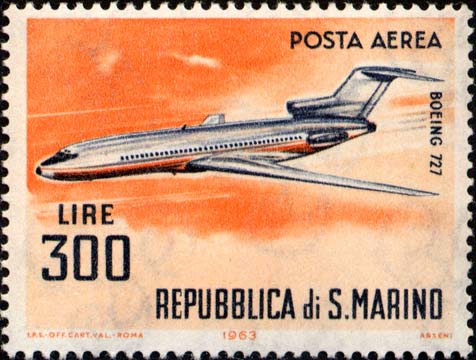 Moderne Flugzeuge - Boeing 727