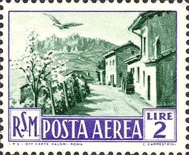 Ansichten von San Marino - Serravalle