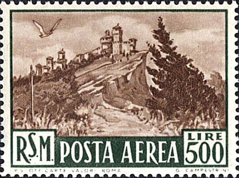 Blick auf San Marino - San Marino