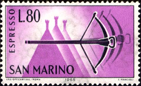 Armbrust - Armbrust und Hügel von San Marino