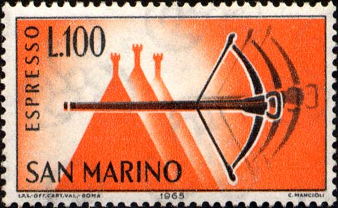 Armbrust - Armbrust und Hügel von San Marino