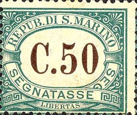 Figur im ovalen Rahmen