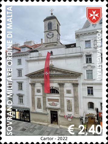 Großpriorat von Österreich - Fassade der Großprioratskirche von Österreich, Wien