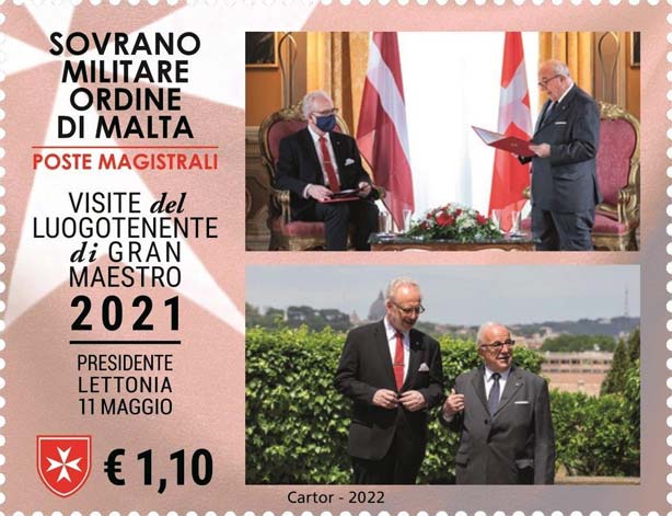 Reisen und Besuche des Leutnants des Großmeisters - Leutnant des Großmeisters und Präsident der Republik Lettland Egils Levits