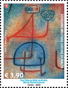 Meister der Malerei - La belle jardiniére, Werk von Paul Klee