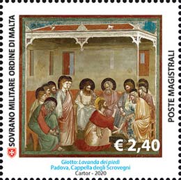 Bildzyklen - Die Fußwaschung, ein Werk von Giotto