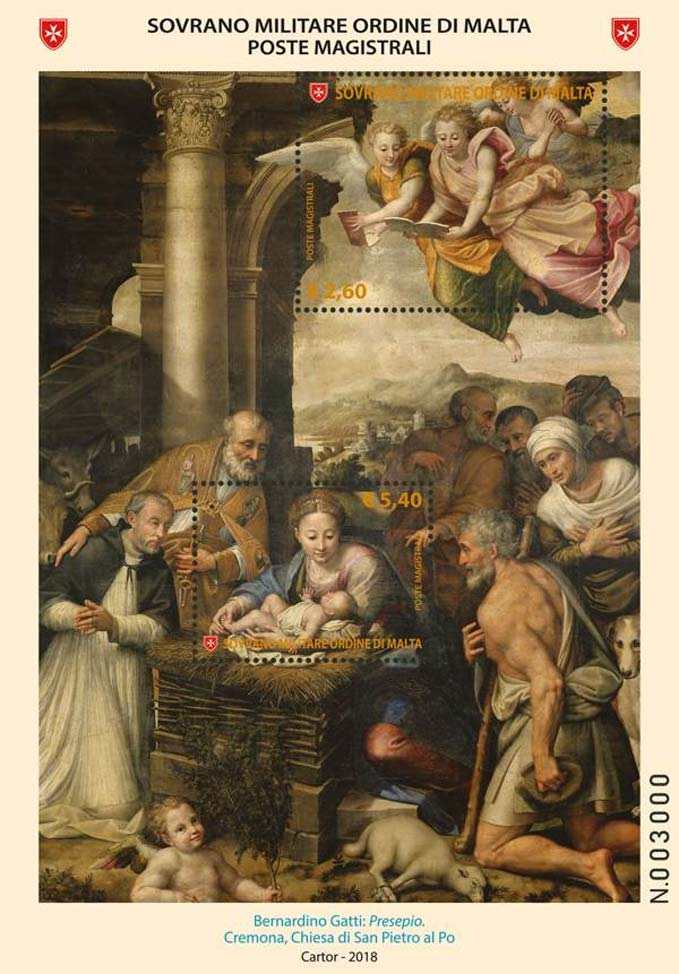 Weihnachten - Weihnachtsszene, Werk von Bernardino Gatti