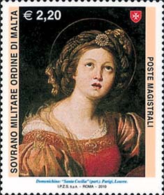 Musik in der Malerei - Die Heilige Cäcilia, ein Werk von Domenico Zampieri, bekannt als Domenichino