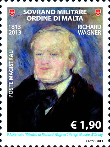200. Jahrestag der Geburt von Richard Wagner - Porträt von Richard Wagner, P.A. Renoir