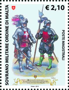 Kostüme und Uniformen des Ordens - Ritter von Jerusalem im 15. und 16. Jahrhundert in Militärkleidung