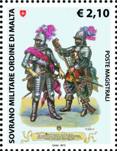 Kostüme und Uniformen des Ordens - Ritter von Jerusalem im 15. und 16. Jahrhundert in Militärkleidung