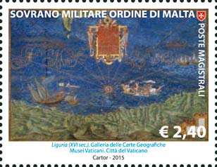 Antike geografische Karten - Ligurien