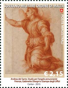 Zeichnen in der Kunst - Studie für den Verkündigungsengel - Andrea del Sarto