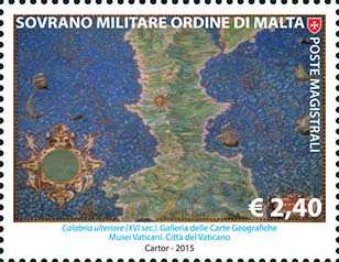 Antike geografische Karten - Kalabrien