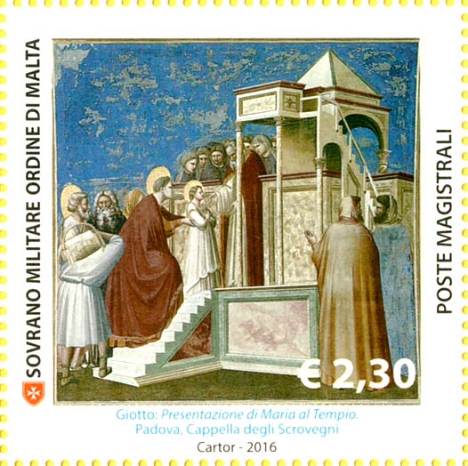 Gemäldezyklen: Giotto - Darstellung Mariens im Tempel