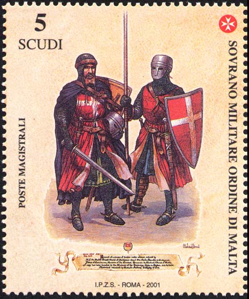 Kostüme und Uniformen des Ordens - Ritter von Jerusalem des 13. - 14. Jahrhunderts