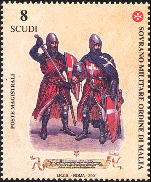 Kostüme und Uniformen des Ordens - Ritter von Jerusalem des 13. - 14. Jahrhunderts