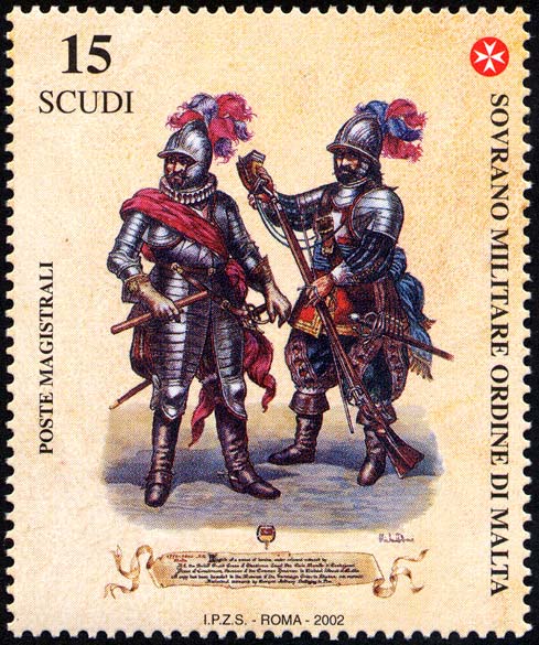 Kostüme und Uniformen des Ordens - Ritter von Jerusalem des 15. - 16. Jahrhunderts