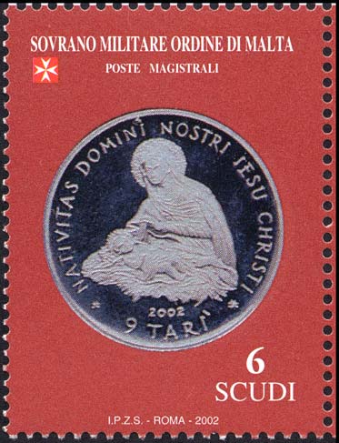 Münzen des Ordens - 9 - Tari - Silbermünze von Weihnachten 2002