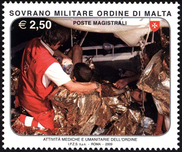 Medizinische und humanitäre Aktivitäten des Ordens - Migrantenrettung - Lampedusa (Italien)