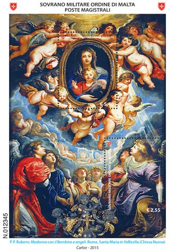 Weihnachten - Madonna mit Kind und Engeln, von Rubens