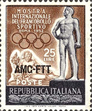 Internationale Sportbriefmarkenausstellung in Rom