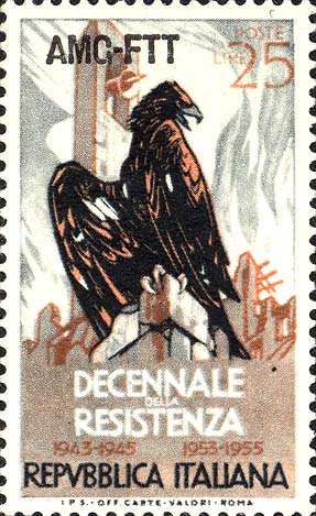 10. Jahrestag des Widerstands - Adler und Ruinen