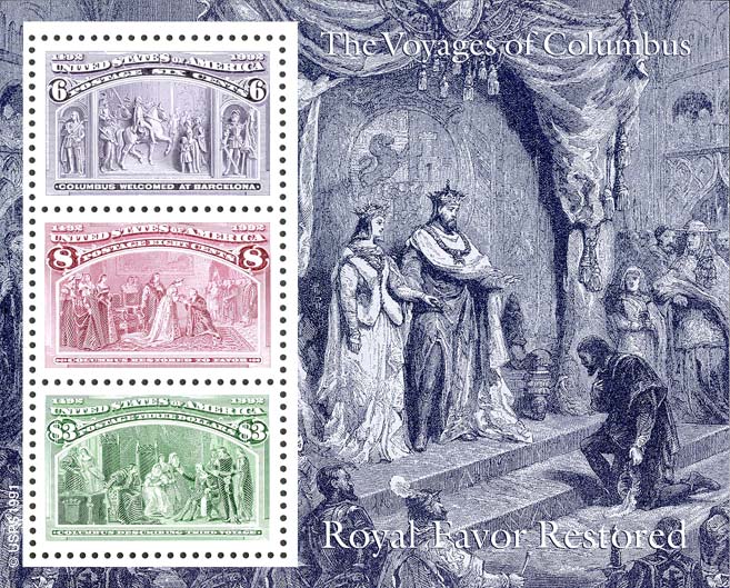 Kolumbianische Feierlichkeiten - Kolumbus genießt die Gunst der Herrscher