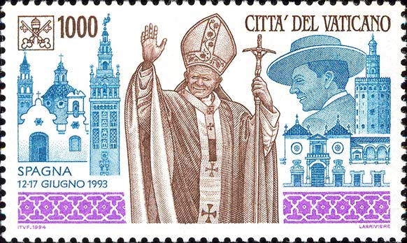 Reisen von Johannes Paul II. im Jahr 1993 - Spanien