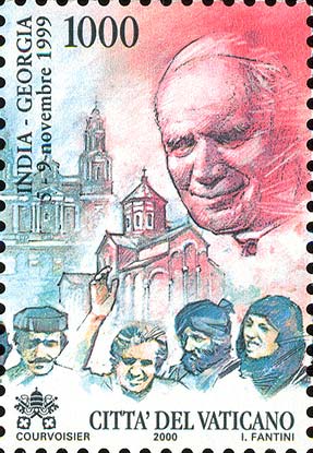 Die Reisen von Johannes Paul II. im Jahr 1999 - Indien und Georgien