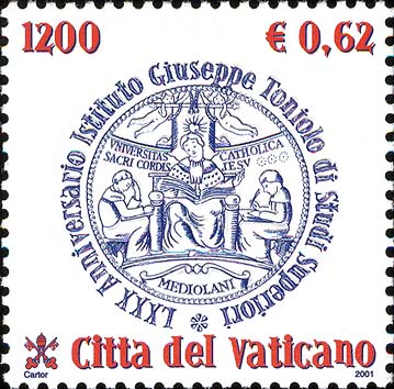 80 - jähriges Jubiläum des Giuseppe - Toniolo - Instituts für Höhere Studien und der Katholischen Universität vom Heiligen Herzen - Katholischen Universität Mailand