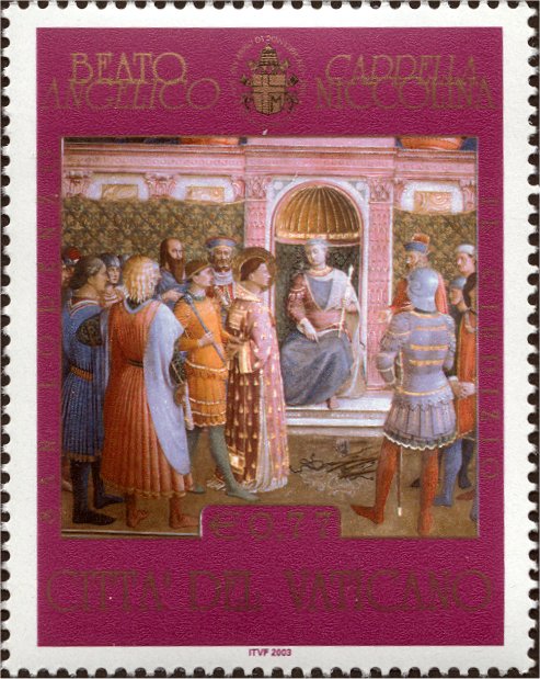 Restaurierung der Niccolò - Kapelle - Das Urteil des heiligen Laurentius - Beato Angelico