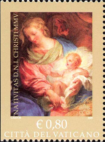 Weihnachten - Die Anbetung der Hirten, von François Le Moyne
