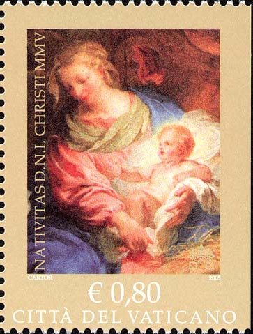 Weihnachten - Die Anbetung der Hirten, von François Le Moyne