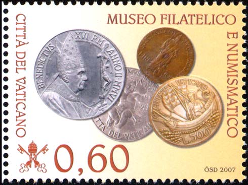 Neues Philatelie - und Postmuseum - Vatikanische Münzen